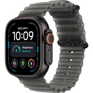 APPLE Watch Ultra 4 GPS Cellular 49mm Black Titanium Case with Translucent Black Ocean Band