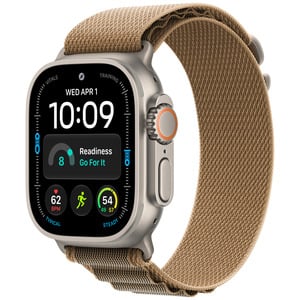 APPLE Watch Ultra 4 GPS   Cellular 49mm Natural Titanium Case with Desert Alpine Loop - M