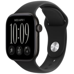 APPLE Watch Series 12 GPS   Cellular 42mm Black Aluminium Case with Black Sport Band - S/M