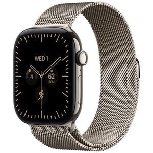 APPLE Watch Series 12 GPS   Cellular 46mm Natural Titanium Case with Natural Milanese Loop - M/L
