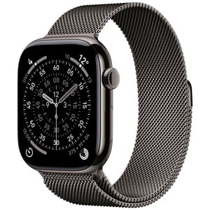 APPLE WATCH SERIES 11GPS + CELLULAR 46MMBOTIER TITANE ARDOISE AVEC BRACELET MILANAIS ARDOISE - M/L