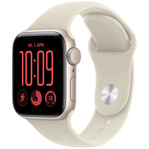 APPLE Watch SE 3 GPS 40mm Starlight Aluminium Case with Sand Sport Band - S/M