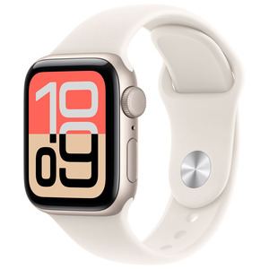 APPLE APPLE WATCH SE 3GPS 40MMBOTIER LUMIRE STELLAIRE AVEC BRACELET SPORT LUMIRE STELLAIRE - S/M