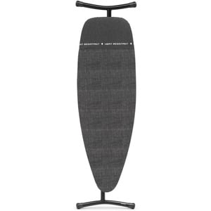 BRABANTIA D AVEC ZONE REPOSE-FER R�SISTANTE � LA CHALEUR - 135 X 45CM - COTTON FAIRTRADE - DENIM BLACK