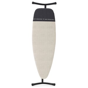 BRABANTIA D AVEC ZONE REPOSE-FER R�SISTANTE � LA CHALEUR - 135 X 45CM - COTTON FAIRTRADE - DENIM GREY