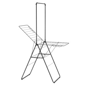 BRABANTIA HangOn Droogrek - 20 m - met Stang - Matt Black