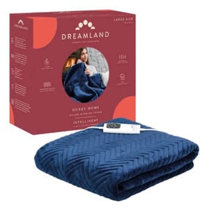 DREAMLAND Zachte elektrisch Deluxe plaid 16990 HERRINGBONE - L