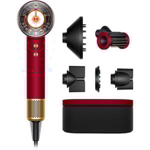 DYSON SUPERSONIC NURAL STRAIGHT + WAVY RED VELVET/GOLD