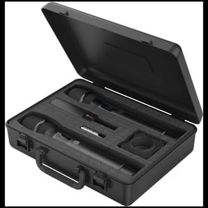 FRESH 'N REBEL WIRELESS MIC SET - INCL RECEIVER AND CARRYING CASE - STORM GREY