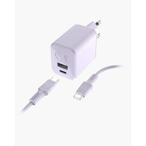 FRESH 'N REBEL Charger USBC+A 45W Lilac