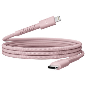 FRESH 'N REBEL SILICON USB-C/LIGTHNING 2M PINK