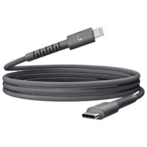 FRESH 'N REBEL SILICON USB-C/LIGTHNING 70CM GREY