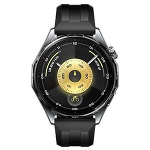HUAWEI WATCH GT6 46MM BLACK - BLACK FLUOROELASTOMER STRAP - ATUM-B19F
