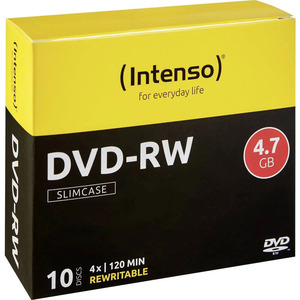 INTENSO DVD-RW 4.7GB X10 SLIMCASE