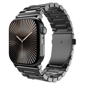 JUST IN CASE PRIMESTEEL STRAP - APPLE WATCH 40/41/42MM BLACK