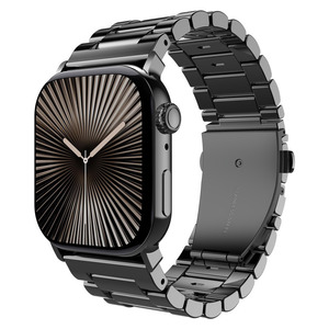 JUST IN CASE PRIMESTEEL STRAP - APPLE WATCH 44/45/46/49MM BLACK