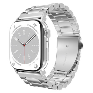 JUST IN CASE PRIMESTEEL STRAP - APPLE WATCH 44/45/46/49MM SILVER