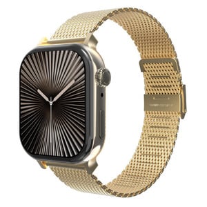 JUST IN CASE SILKSTEEL STRAP - APPLE WATCH 40/41/42MM GOLD