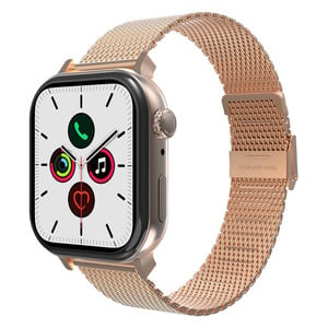JUST IN CASE SILKSTEEL STRAP - APPLE WATCH 40/41/42MM ROSE GOLD