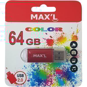 MAX'L USB KEY 2.0 64GB COLOR