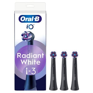 ORAL-B IO RADIANT WHITE BLACK x3