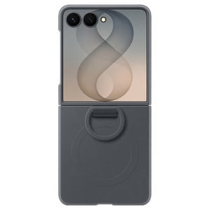 SAMSUNG SILICONE RING MAGNET CASE - BLACK - GALAXY Z FLIP8 5G