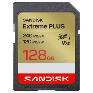 SANDISK SD EXTREME+ 128GB