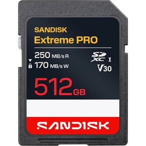 SANDISK SD EXTREME PRO 512GB