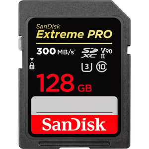 SANDISK SDXC EXTREMEPRO V90 128GB - GEHEUGENKAART