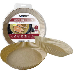 SCANPART AIRFRYER BAKING PAPER ROUND 16CM