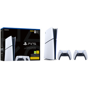 SONY PLAYSTATION 5 DIGITAL SLIM + 2 MANETTES