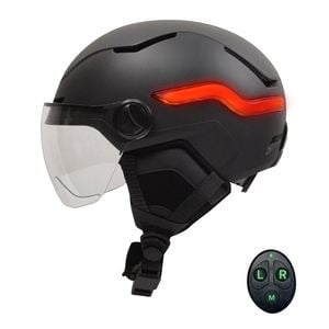 TNB HELMET LED AUTOMATIC BRAKE LIGHT SIZE L BLACK