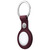 APPLE AIRTAG FINEWOVEN KEY RING BURGUNDY