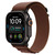 APPLE Watch Ultra 4 GPS Cellular 49mm Black Titanium Case with Burgundy Alpine Loop - M