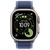 APPLE WATCH ULTRA 3GPS + CELLULAR49MMBOTIER TITANE NATUREL AVEC BOUCLE TRAIL BLEU VIF - M/L