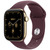 APPLE Watch Series 12 GPS   Cellular 42mm Radiant Gold Titanium Case with Burgundy Sport Band - S/M