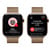 APPLE Watch Series 10 GPS + Cellular 42mm Gold Titanium Case with Gold Milanese Loop
