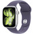APPLE WATCH SERIES 11GPS + CELLULAR 42MM ARGENT BOTIER ALUMINIUM AVEC BRACELET SPORT BRUME VIOLETTE - S/M