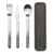 BRABANTIA MAKE & TAKE CUTLERY SET DARK GREY