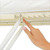 BRABANTIA  B MET STOOMUNITHOUDER - 124 X 38 CM - MORNING BREEZE 
