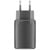 FRESH 'N REBEL 100W PD WALL CHARGER USB-A   2X USB-C - STORM GREY