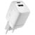 FRESH 'N REBEL 30W PD WALL CHARGER USB-A   USB-C - ICE GREY
