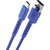 FRESH 'N REBEL SILICON USB-A/USB-C 100W 2M BLUE