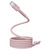 FRESH 'N REBEL SILICON USB-A/USB-C 100W 2M PINK