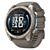 GARMIN FENIX 9 47 MM TITANIUM WITH PEBBLE GRAY SILICONE BAND