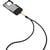IDEAL OF SWEDEN CORD PHONE STRAP BLACK