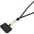 IDEAL OF SWEDEN CORD PHONE STRAP BLACK