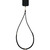 IDEAL OF SWEDEN CORD PHONE STRAP BLACK