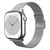 JUST IN CASE SILKSTEEL STRAP - APPLE WATCH 40/41/42MM SILVER