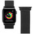 JUST IN CASE URBAN TEXTURA STRAP - APPLE WATCH 44/45/46/49MM BLACK